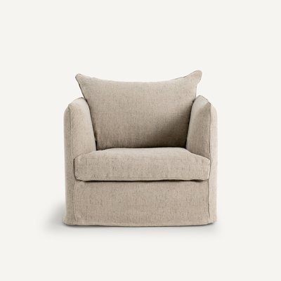 Sillón de lino manchado Neo Chiquito AM.PM