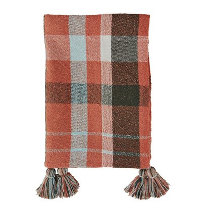 Plaid à carreaux coton recyclé MADAM STOLTZ