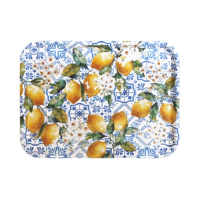 Plateau bois CITRONS AZULEJOS GARNIER THIEBAUT