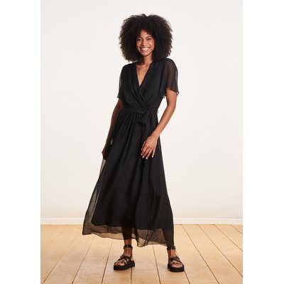 Robe noire cintree La Redoute