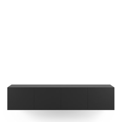 Meuble TV suspendu 4 portes en bois L180cm - Nexa DRAWER