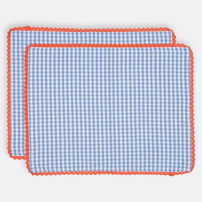 Set van 2 placemats in katoen/linnen Trattoria LA REDOUTE INTERIEURS
