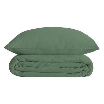 Housse de couette + 2 taies Percale de coton Uni EDEN