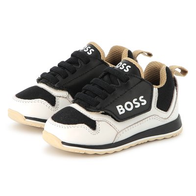 Baskets en cuir avec lacets BOSS KIDSWEAR