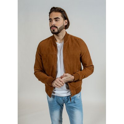 Blouson En Cuir Bower 3 African camel REDSKINS