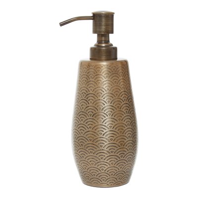 200ml Art Deco Gold Finish Soap Dispenser SO'HOME