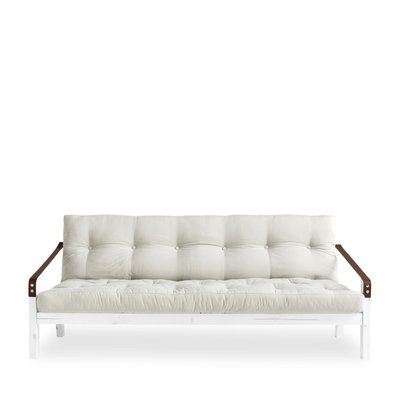 Canapé convertible en bois blanc et tissu - POETRY KARUP DESIGN