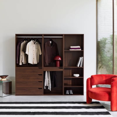 Kit dressing modulable décor bois 3 éléments MODULO SWEEEK