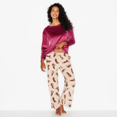 Pantalon pyjama FLUFFY ROUGEGORGE LINGERIE