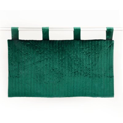 Tête de lit velours vert cèdre - VELINA CAMIF