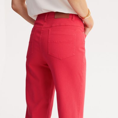 Pantalon droit 7/8ème, coton stretch ANNE WEYBURN