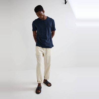 T shirt coton lin homme La Redoute