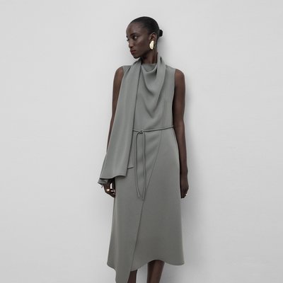 Robe midi à devant double ADOLFO DOMINGUEZ