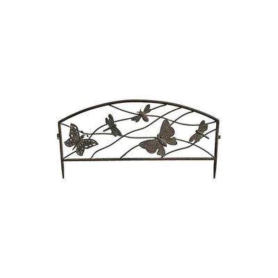 Barrière de jardinière décorative Papillons 51 x 1 x 26 cm JARDINDECO