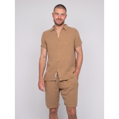 Chemise Manches Courtes Coton Doumaki RITCHIE