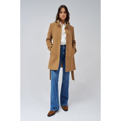 MANTEAU GRACE EN TISSU AVEC CEINTURE SALSA JEANS