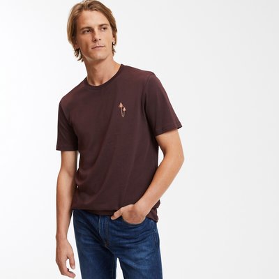 T-Shirt mit Stickerei, runder Ausschnitt LA REDOUTE COLLECTIONS