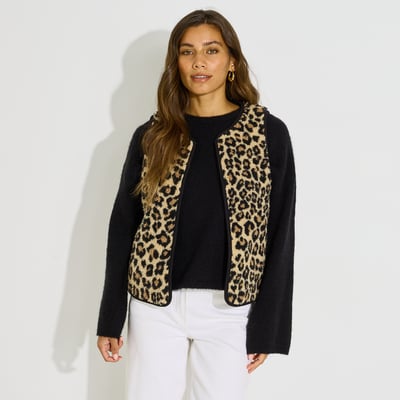 Gilet réversible sans manches GRAIN DE MALICE