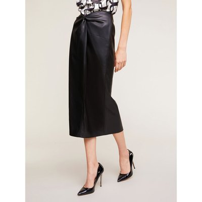 Jupe cuir moulante top