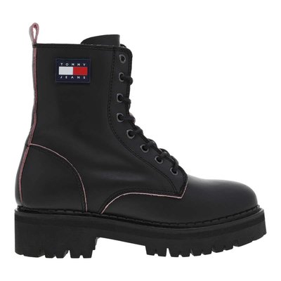 Boots cuir talon plat TOMMY HILFIGER