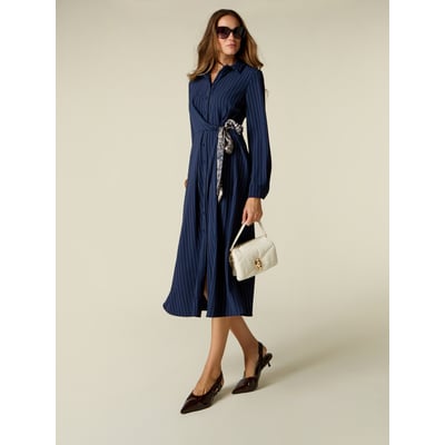 Robe chemisier à rayures OLTRE