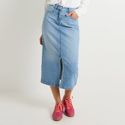 Jupe longue en denim GRAIN DE MALICE