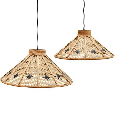 Suspension rotin  set de 2 MADAM STOLTZ