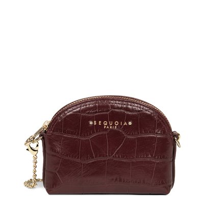 Pochette zippée HANDLE CROCO SEQUOIA