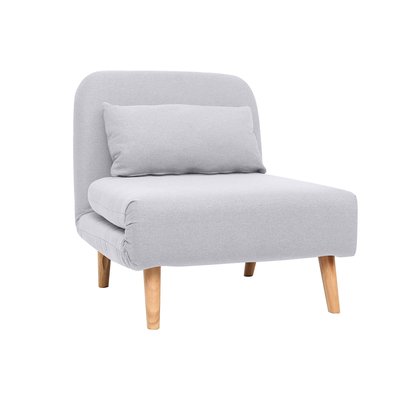 Fauteuil scandinave convertible pieds bois AMIKO MILIBOO