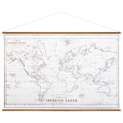 Toile CARTE ATMOSPHERA