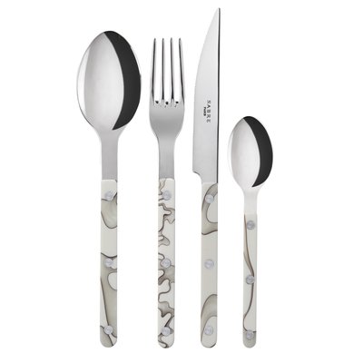 Set de 4 couverts de table, Bistrot Dune SABRE