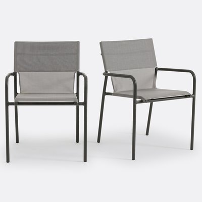 2er-Set Gartensessel Zory, Aluminium LA REDOUTE INTERIEURS