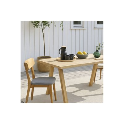 Table de jardin rectangulaire en teck L240 10 places - ARONE HELLIN, DEPUIS 1862