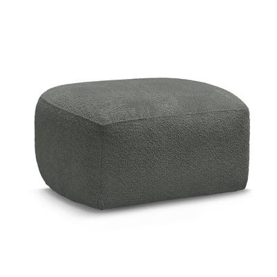 Pouf tissu bouclette, ASHLEY BOBOCHIC