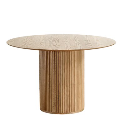 Table repas D120 cm placage chêne ZAGO