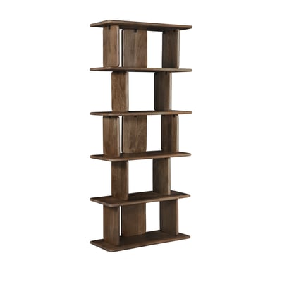 Étagère en bois massif H180cm- BATAM DRAWER