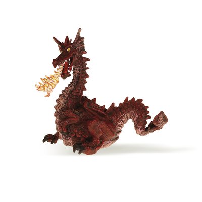 Figurine Dragon rouge avec flamme PAPO