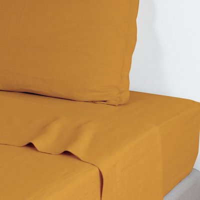 Drap plat lin lavé HORTENSE FEBRONIE