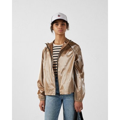 Windjacke mit Kapuze in Metallic-Optik, IZUMI JOTT