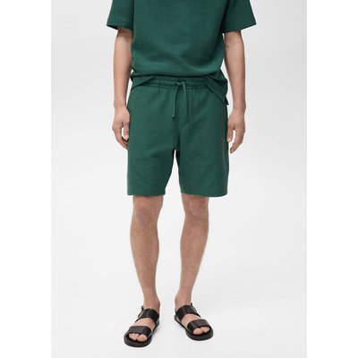 Bermuda coton texturé cordon MANGO MAN