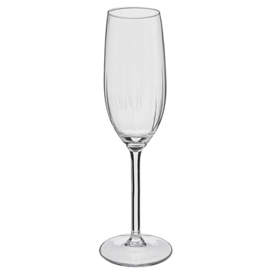 Lot de 6 flûtes à champagne en verre VOLTA SECRET DE GOURMET
