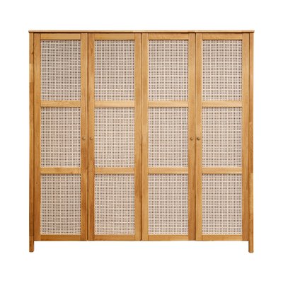Armoire chêne massif 4 portes - CAPUCINE CAMIF