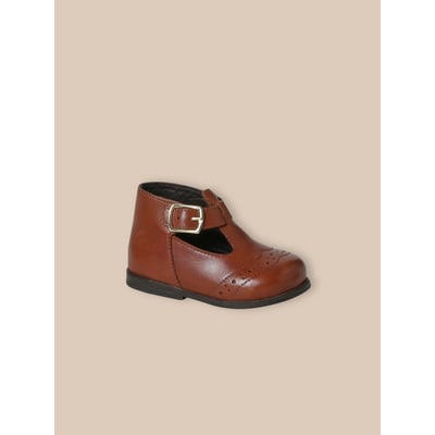 Salomés en cuir CYRILLUS