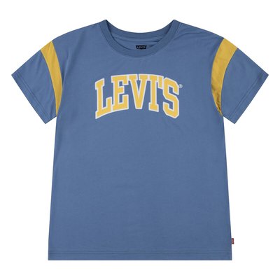 Logo Print T-Shirt in Cotton Mix with Short Sleeves LEVI'S KIDS