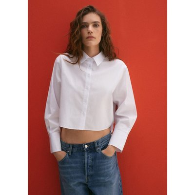 Chemise regular-fit crop MANGO