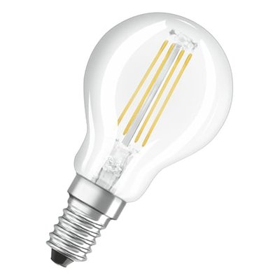 Ampoule Sphérique Led Dimmable Finition Verre Clair 40w OSRAM