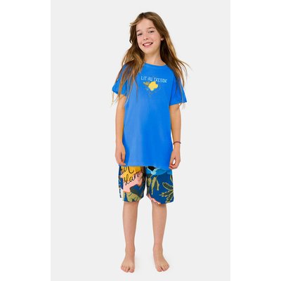 Pyjashort en coton imprimé Island ARTHUR