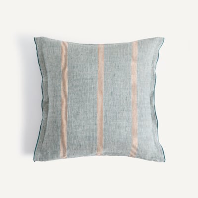 Housse de coussin lin rayé, Virel AM.PM