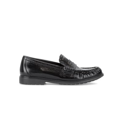 Mocassins en cuir lisse à talon décroché GABOR