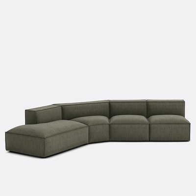 Canapé 4 pièces gauche tissu texturé, Seven LA REDOUTE INTERIEURS